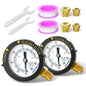MEANLIN MEASURE 0~60Psi 1/4" NPT Start and Clean Filter Pressure Gauge by MEANLINMEASURE