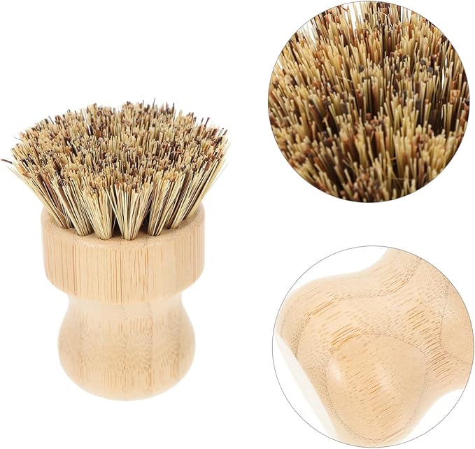 Dish Brush Handle Potato Scrubber Brush Sturdy Bristles - Image 9