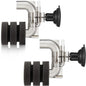 Riakrum 2 Pieces Mini Aquarium Single Sponge Filter Submersible Foam Filter by Riakrum