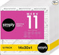 Simply 14x30x1 Air Filter, MERV 11, 12 Pack, by SimplyFilters
