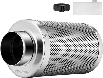 VIVOSUN 6 Inch Air Carbon Filter Smelliness Control by VIVOSUN