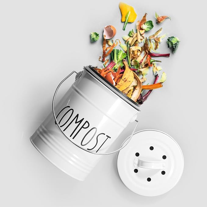 Kitchen Compost Bin, 1 Gallon Countertop Compost Bin - Image 6