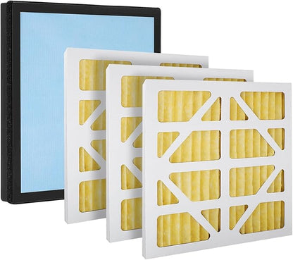Upgraded 3 Pack MERV-11 Filter and 1 Pack HEPA& Activated Carbon Filter by Filterhualv