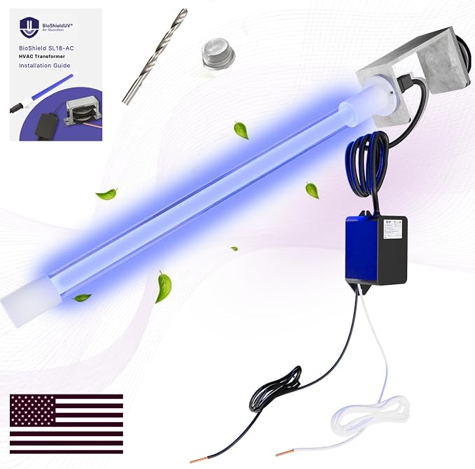 Mammoth BioShieldUV® 18W 24V HVAC UV Light Air Purifier Bulb Magnetic Holder by Mammoth