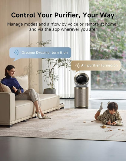 Dreame Smart Air Purifier PM10 for Home Large Room, Cleans 7, 534 ft² in One - Image 8