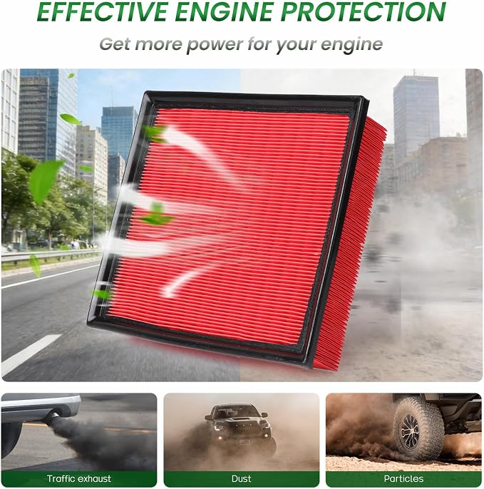 Cabin Engine Air Filter Kit CF10285, CA10741 Fit - Image 5