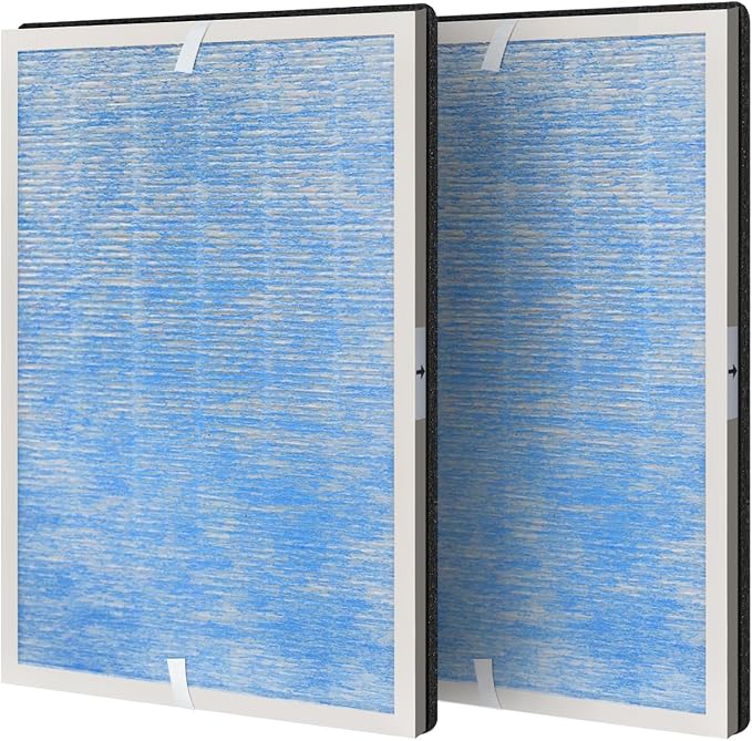 2-PACK MSA3/MSA3S Replacement Air Filter: Compatible by HIHEPA