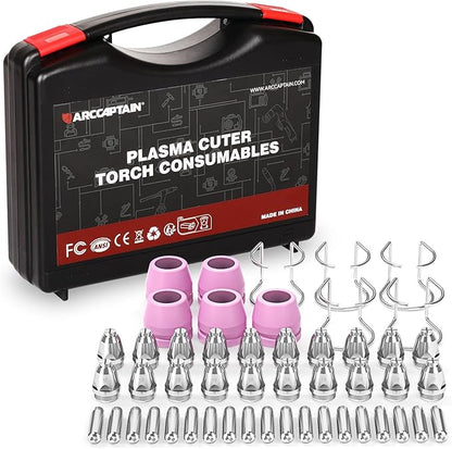 ARCCAPTAIN AG-60 Plasma Cutter Torch Consumables, CUT55 PROLUX, CUT 55PILOTARC by ARCCAPTAIN