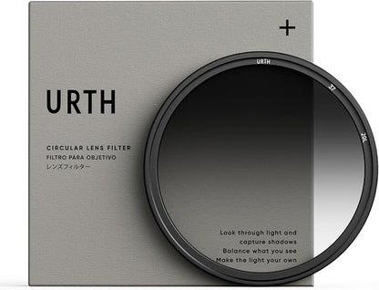 Urth 37mm Soft Graduated ND8 Lens Filter — 3-Stop, Ultra-Slim 20-Layer by Urth