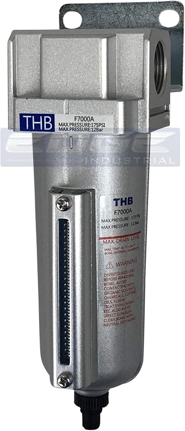 HEAVY DUTY INDUSTRIAL RATED HIGH FLOW PARTICULATE FILTER, IN-LINE WATER TRAP - Image 2