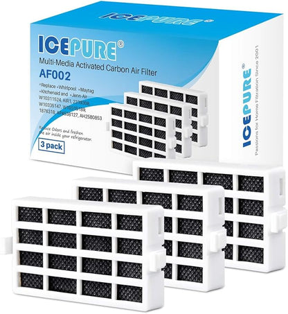 ICEPURE Replacement for Whirlpool AIR1 Refrigerator Air Filter, Compatible by ICEPURE