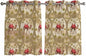 2 Panel Kitchen Cafe Curtains, Desert Camels Sunlight Filtering Nature Air by Hokiten