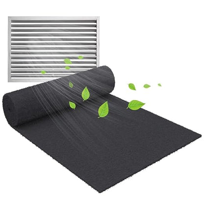 Activated Carbon Air Filter Sheet 16"x48" – Cut to Fit Charcoal Air Filter by Unknown