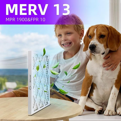 10x24x1 MERV 13 Pleated Air Filter MPR 1900 & FPR 10, Furnace Air Filters - Image 4