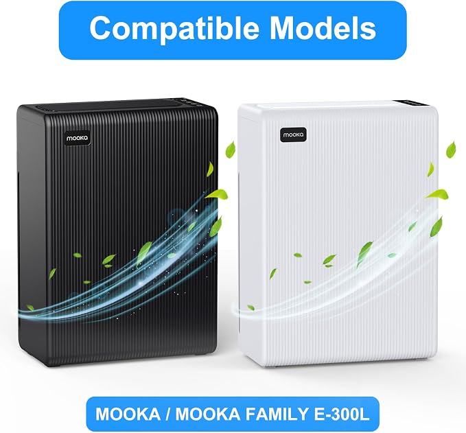 MOOKA FAMILY E-300L Air Purifiers Official H13 Replacement Filter Compatible - Image 2
