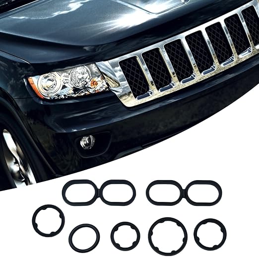 9Pcs Engine Oil Filter Housing O Ring Seal Kit 68191356AA Replacement - Image 4