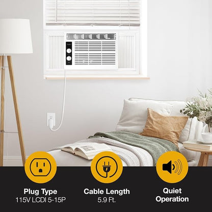 Whirlpool 5, 000 BTU 115V Window Air Conditioner & Dehumidifier - Image 9