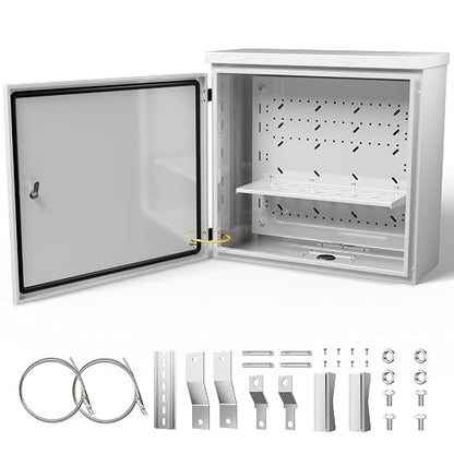 Steel Electrical Box, IP67 Waterproof & Rust-Resistant, Outdoor/Indoor by StructoMax
