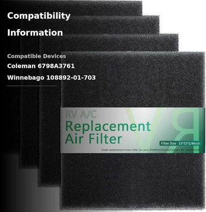 RV Air Conditioner Foam Filter Replacement 6798A3761 Compatible - Image 5