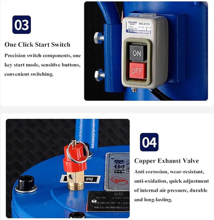 220V Filtering Machine Portable Hydraulic Oil Filter Cart Single Cylinder - Image 4