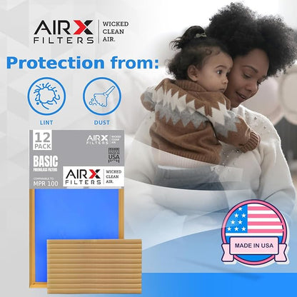 16x30x1 Air Filter Comparable to MPR 100 Basic Economy Furnace Filters - Image 4