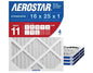 Aerostar 16x25x1 MERV 11 Air Filter, ACTUAL SIZE, Air Conditioning & Furnace by AirFiltersDelivered