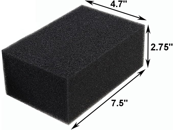 AQUANEAT 2 Pack Aquarium Bio Sponge Filter Media Pad Cut-to-Size Open Cell Foam - Image 7