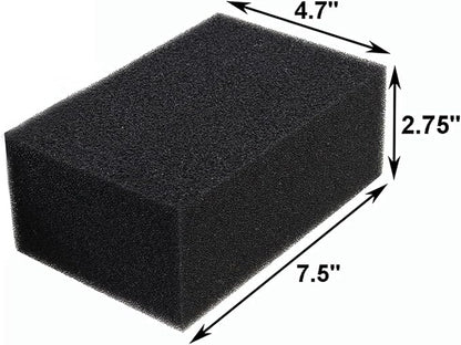 AQUANEAT 2 Pack Aquarium Bio Sponge Filter Media Pad Cut-to-Size Open Cell Foam - Image 7