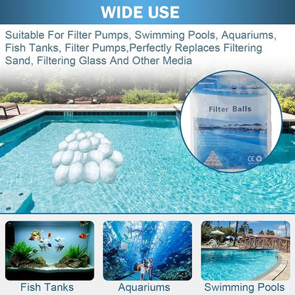 3.08 lbs Pool Filter Balls - Image 3