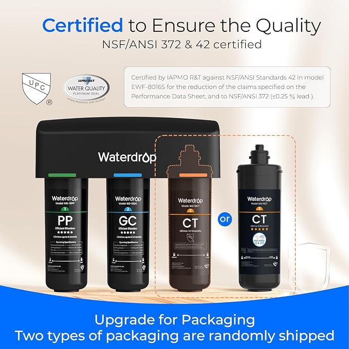 Waterdrop TSA 8 Layer Under Sink Water Filter System, Under Sink Water - Image 5