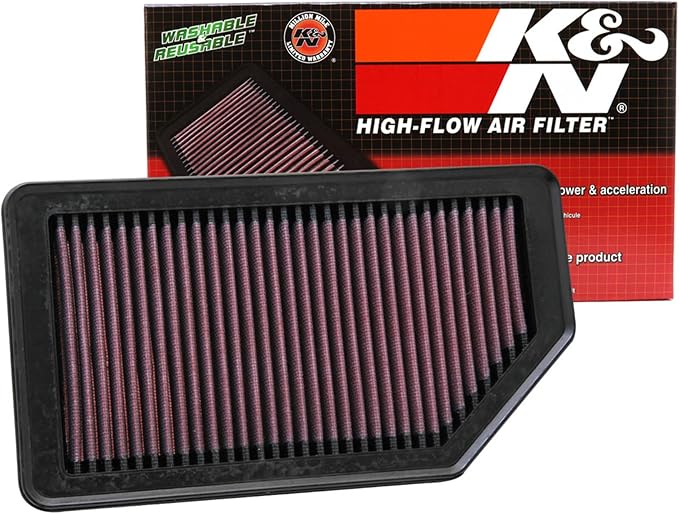 K&N High-Flow Original Lifetime Engine Air Filter: Increase Power: Premium by KNEngineeringInc