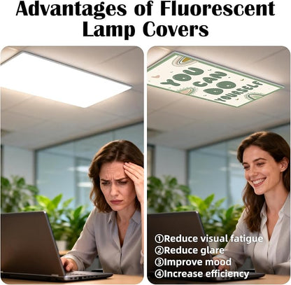 4 Pcs Fluorescent Light Covers - Image 4