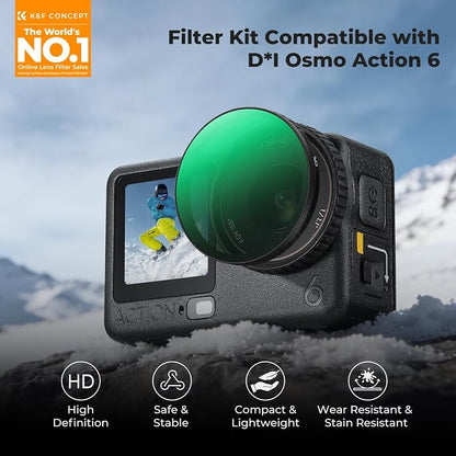 K&F CONCEPT Snap On CPL ND Effect Filter Kit Compatible - Image 3