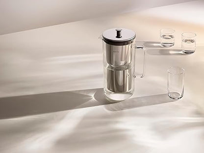Aarke Purifier Glass Water Pitcher, Refillable Stainless Steel Filter, 8-Weeks - Image 10