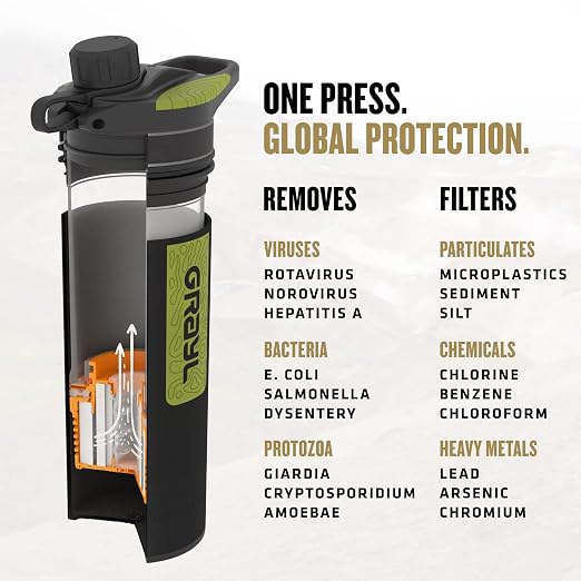 GRAYL GeoPress 24 oz Water Purifier Bottle - Image 8
