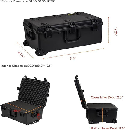 MEIJIA Portable All Weather Waterproof Camera Case, Customizable Fit Foam - Image 5