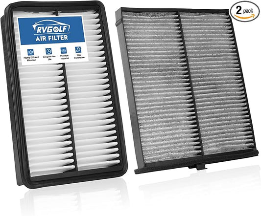 Engine+Cabin Air Filters Fit for 2013-2023 Mazda CX-5, 2014-2018 Mazda 3 by RVgolf