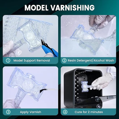SUNLU High Clear 3D Printer Resin, High Transparency 3D Printing Resin - Image 5