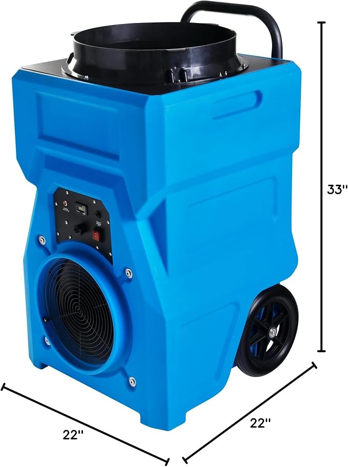 MOUNTO 1000cfm Portable Industrial Air Purifier Negative Air Scrubber - Image 9