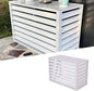 Split Air Conditioner Fence Privacy Screen 4 Panel, Aluminum Air Conditioner by Unknown