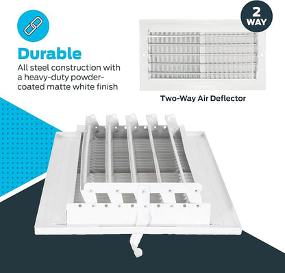 EZ-FLO 14 x 6 Inch Air Vent Cover - Image 5