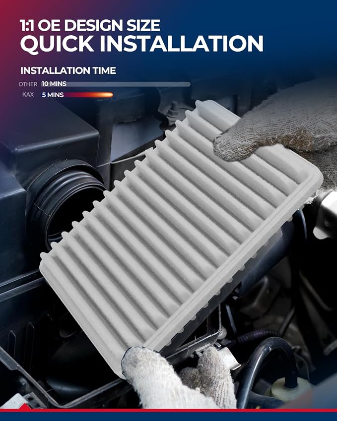KAX Engine Air Filter, CA10495 Replacement - Image 7