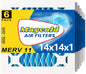 Maycold 14x14x1 MERV 11 Furnace Air Filter, High-Performance HVAC AC Filters by Maycold