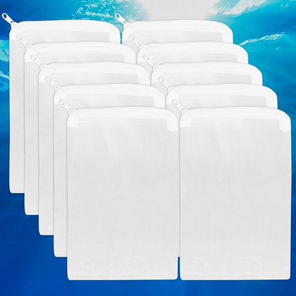 Segarty Filter Media Bags, Fish Tank White Net Bags - Image 7