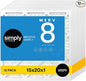Simply 15x20x1 Air Filter, Merv 8, 12 Pack, by SimplyFilters