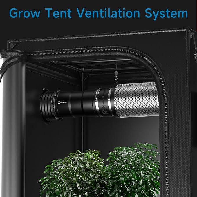 Hon&Guan 4" Air Filtration Kit: 4 Inch Inline Duct Fan - Image 8
