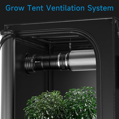 Hon&Guan 4" Air Filtration Kit: 4 Inch Inline Duct Fan - Image 8