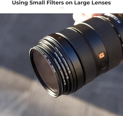 K&F CONCEPT 18 Pieces Filter Ring Adapter Set, Camera Lens Filter Metal - Image 6