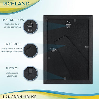 Langdon House 4x6 Picture Frames Set Distinguished Edging - Image 3