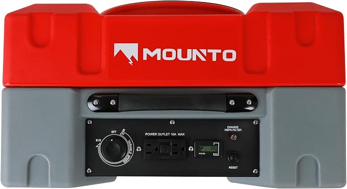 MOUNTO 550cfm Hepa Air Scrubber Industrial Air Cleaner- 550cfm Portable Air - Image 2